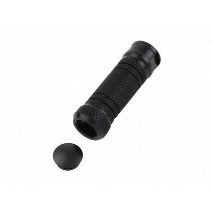 ステップバー ユニバーサル ブラック ストレート貫通穴ローレットタイプ M8 1個入り