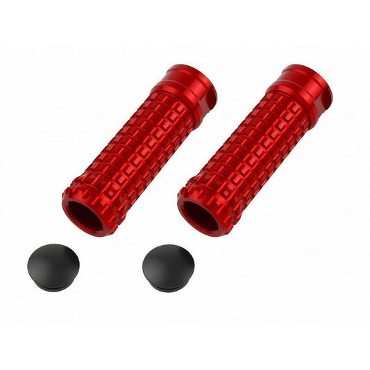 ステップバー ユニバーサル レッド ストレート穴モールドタイプ M8 左右セット