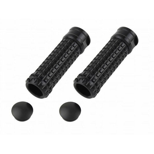 ステップバー ユニバーサル ブラック ストレートタップ穴モールドタイプ M8 左右セット