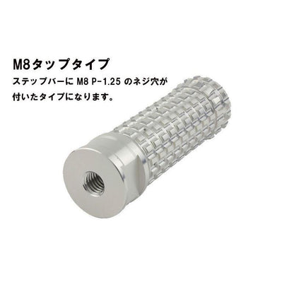 ステップバー ユニバーサル ブルー	 ストレートタップ穴モールドタイプ M8 1個入り