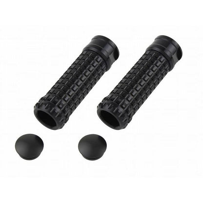 Step Bar Universal Black Through-hole Molded Grooved Type M8 Left/Right Set