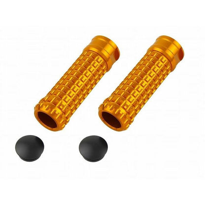 ステップバー ユニバーサル ゴールド タップ穴モールドエグリタイプ M8 左右セット