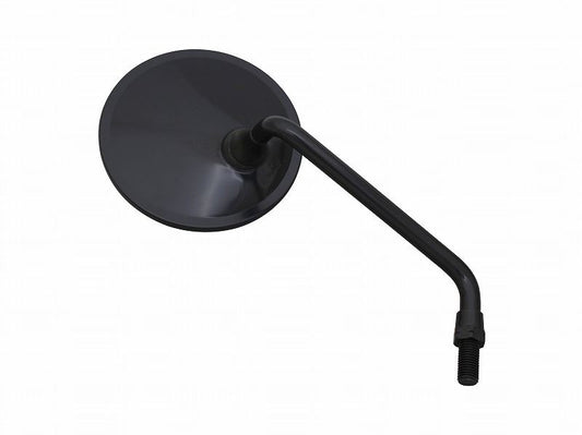 Short Mirror Round Black M10-P1.25/Reverse Thread Right Side