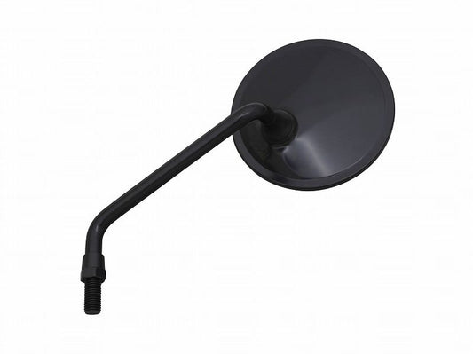 Short Mirror Round Black M10-P1.25/Right-Hand Thread Left Side