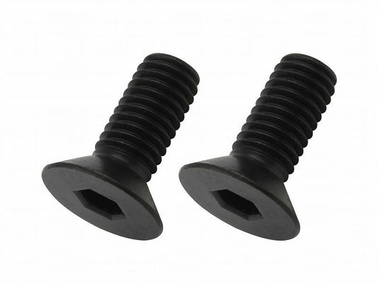 Flat Head Socket Cap Bolts, Black M8 x 20mm, 2 pcs