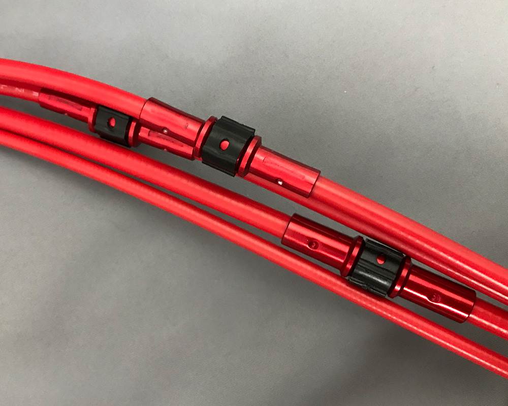 ウェットワイヤーセット レッド 15cmロング 3本セット CBX400F