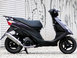 アドレスV125/G/S 09- O2センサー対応 CF4EA/CF4MA マフラー 22Racing SUS ステンレス アドレスV125