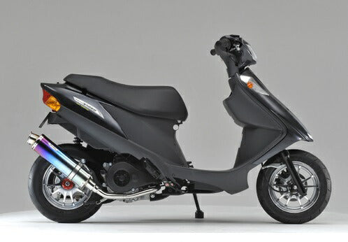 アドレスV125/G/S 09- O2センサー対応 CF4EA/CF4MA マフラー 22Racing Ti チタン アドレスV125