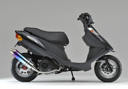 アドレスV125/G/S 09- O2センサー対応 CF4EA/CF4MA マフラー 22Racing Ti チタン アドレスV125