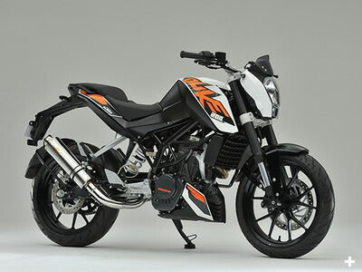DUKE125/200 ディーク マフラー 22Racing SUS ステンレス DUKE ディーク