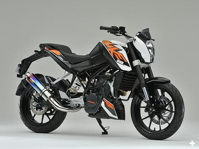 DUKE125/200 ディーク マフラー 22Racing Ti チタン DUKE ディーク