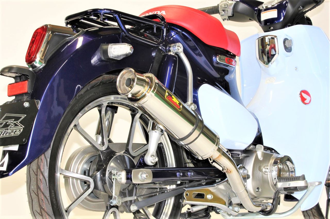 EMPLESS エンプレス ステンレス マフラー ダウンタイプ スーパーカブC125 JA48