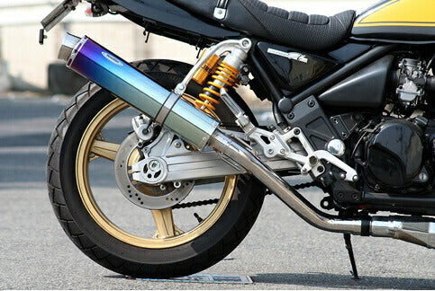 ゼファー400 χ マフラー ARIA チタン タイプS スラッシュエンド ゼファー400