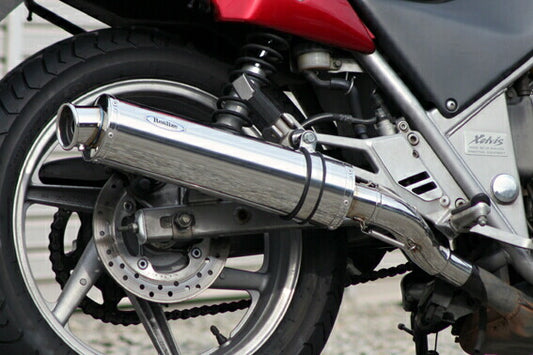 ゼファー400 χ マフラー ARIA ステンレス タイプC カールエンド ゼファー400