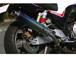 CB400SF REVO NC42 08- マフラー ARIA チタン タイプC キャタ付 カールエンド CB400SF スーパーフォア