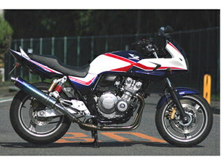 CB400SF REVO NC42 08- マフラー ARIA チタン タイプS スラッシュエンド CB400SF スーパーフォア