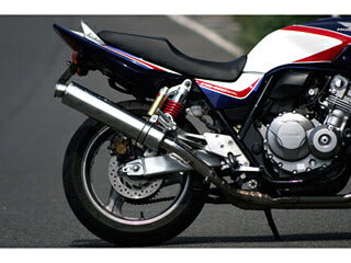 CB400SF REVO NC42 08- マフラー ARIA ステンレス タイプC キャタ付 カールエンド CB400SF スーパーフォア