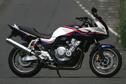 CB400SF REVO NC42 08- Muffler ARIA Stainless Type S with Catalyzer Slash End CB400SF Super Four