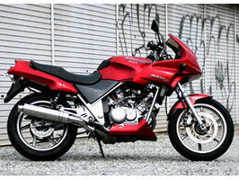 ゼルビス MC25 マフラー ARIA ステンレス タイプC カールエンド ゼルビス