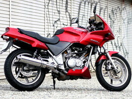 ゼルビス MC25 マフラー ARIA ステンレス タイプC カールエンド ゼルビス