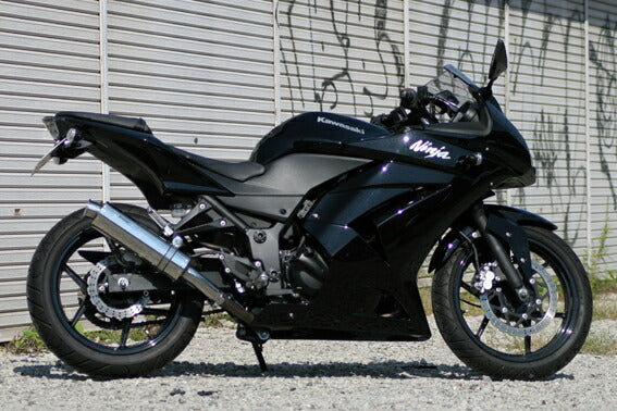 ニンジャ Nnja 250 R 08- EX250K マフラー ARIA ステンレス タイプC カールエンド ニンジャ