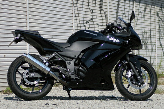 ニンジャ Nnja 250 R 08- EX250K マフラー ARIA ステンレス タイプC カールエンド ニンジャ