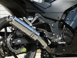 ニンジャ Nnja 250 R 08- EX250K マフラー ARIA ステンレス タイプC カールエンド ニンジャ