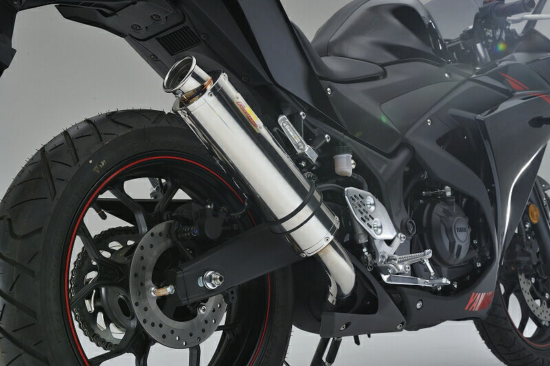 YZF-R25/R03 マフラー ARIA ステンレス タイプC カールエンド YZF-R25/R03