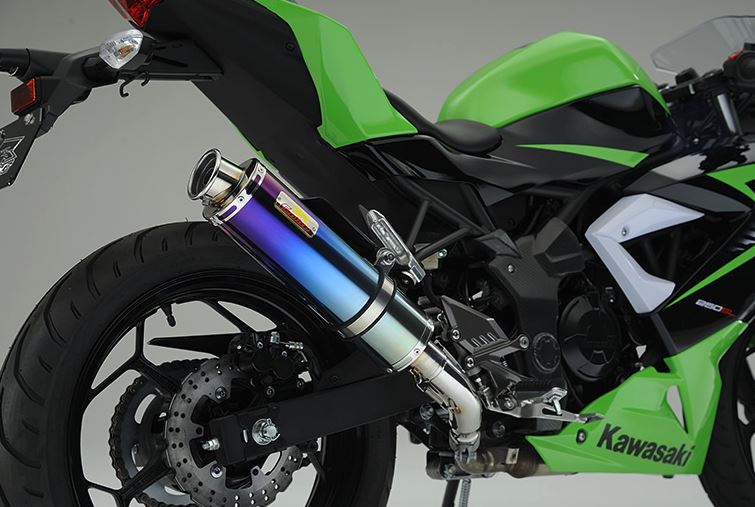 ARIA Aria Titanium Muffler Type C (Curl End) Ninja250SL BX250A