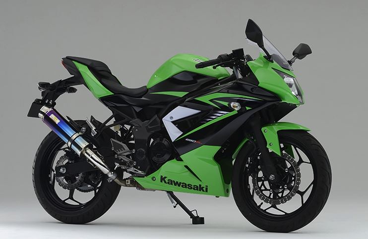 ARIA アリア チタン マフラー タイプS(スラッシュエンド) Ninja250SL BX250A