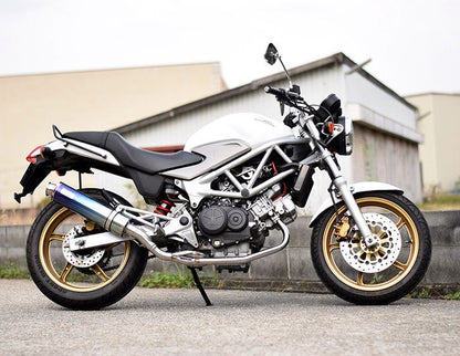 ARIA アリア チタン マフラー タイプC(カールエンド) VTR250 JBK-MC33 FI車