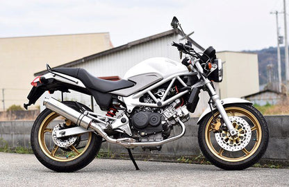 ARIA アリア ステンレス マフラー タイプC(カールエンド) VTR250 JBK-MC33 FI車