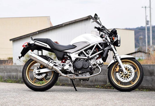 ARIA アリア ステンレス マフラー タイプS(スラッシュエンド) VTR250 JBK-MC33 FI車