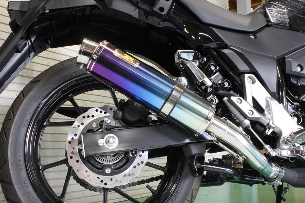 ARIA アリア チタン マフラー タイプC(カールエンド) Vストローム/ABS 2BK-DS11A