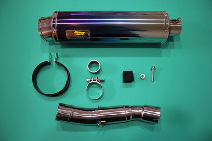 ARIA アリア チタン マフラー タイプC(カールエンド) Vストローム/ABS 2BK-DS11A