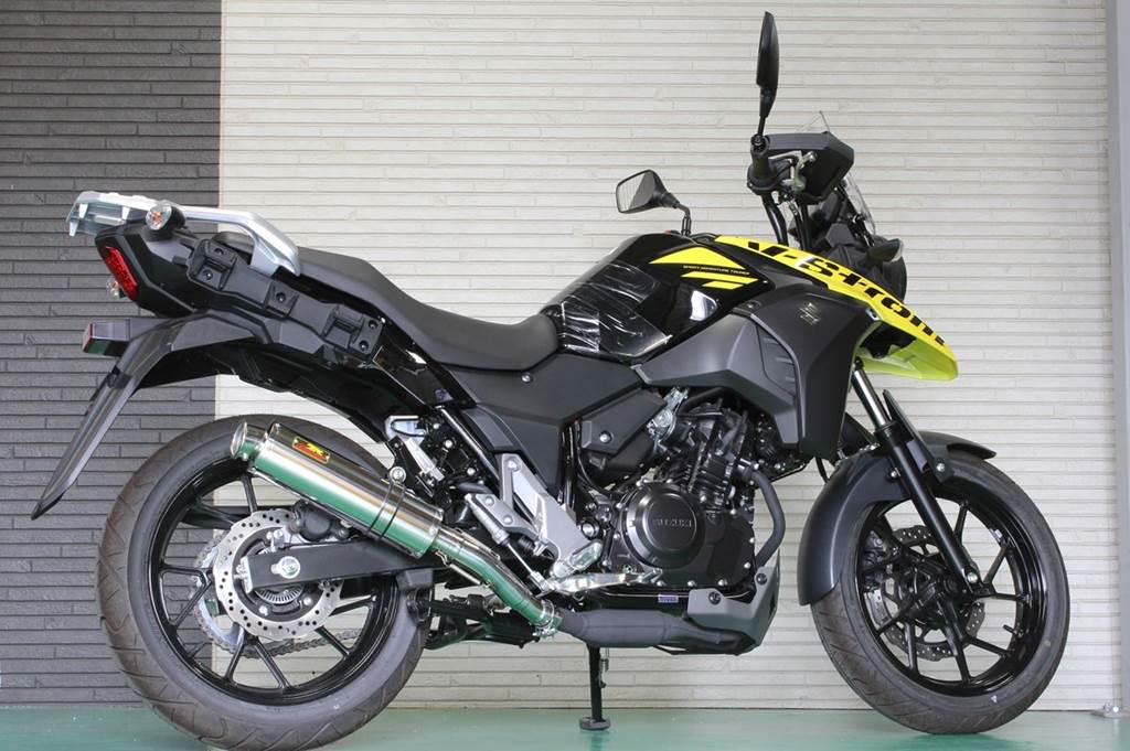 ARIA アリア ステンレス マフラー タイプC(カールエンド) Vストローム/ABS 2BK-DS11A