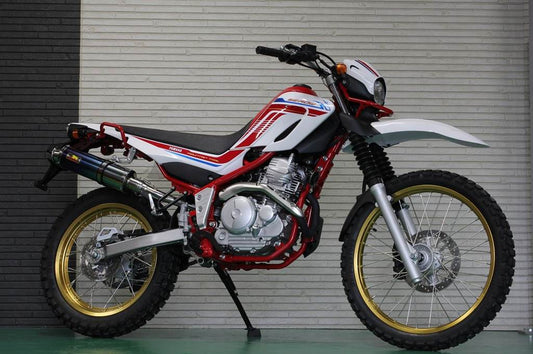 ARIA アリア チタン マフラー タイプC(カールエンド) セロー250 2BK-DG31J