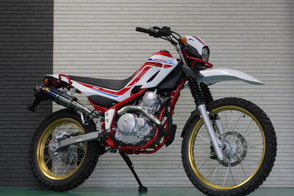 ARIA アリア チタン マフラー タイプS(スラッシュエンド) セロー250 2BK-DG31J