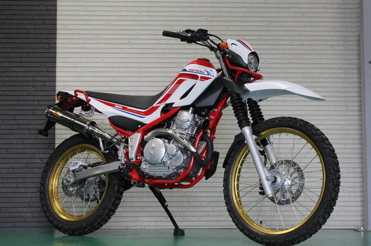 ARIA アリア ステンレス マフラー タイプC(カールエンド) セロー250 2BK-DG31J