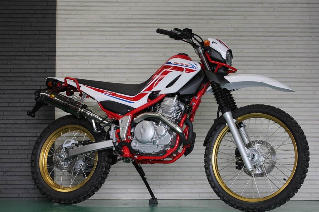 ARIA アリア ステンレス マフラー タイプS(スラッシュエンド) セロー250 2BK-DG31J