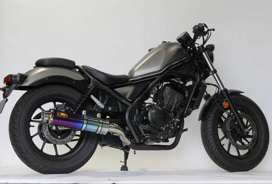 ARIA アリア チタン マフラー タイプC(カールエンド) レブル250 2BK-MC49