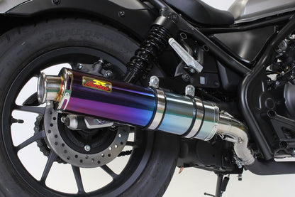 ARIA アリア チタン マフラー タイプC(カールエンド) レブル250 2BK-MC49