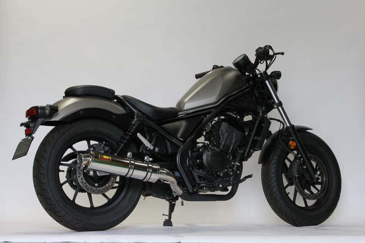 ARIA アリア ステンレス マフラー タイプC(カールエンド) レブル250 2BK-MC49