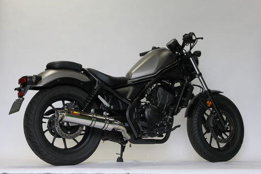 ARIA アリア ステンレス マフラー タイプC(カールエンド) レブル250 2BK-MC49