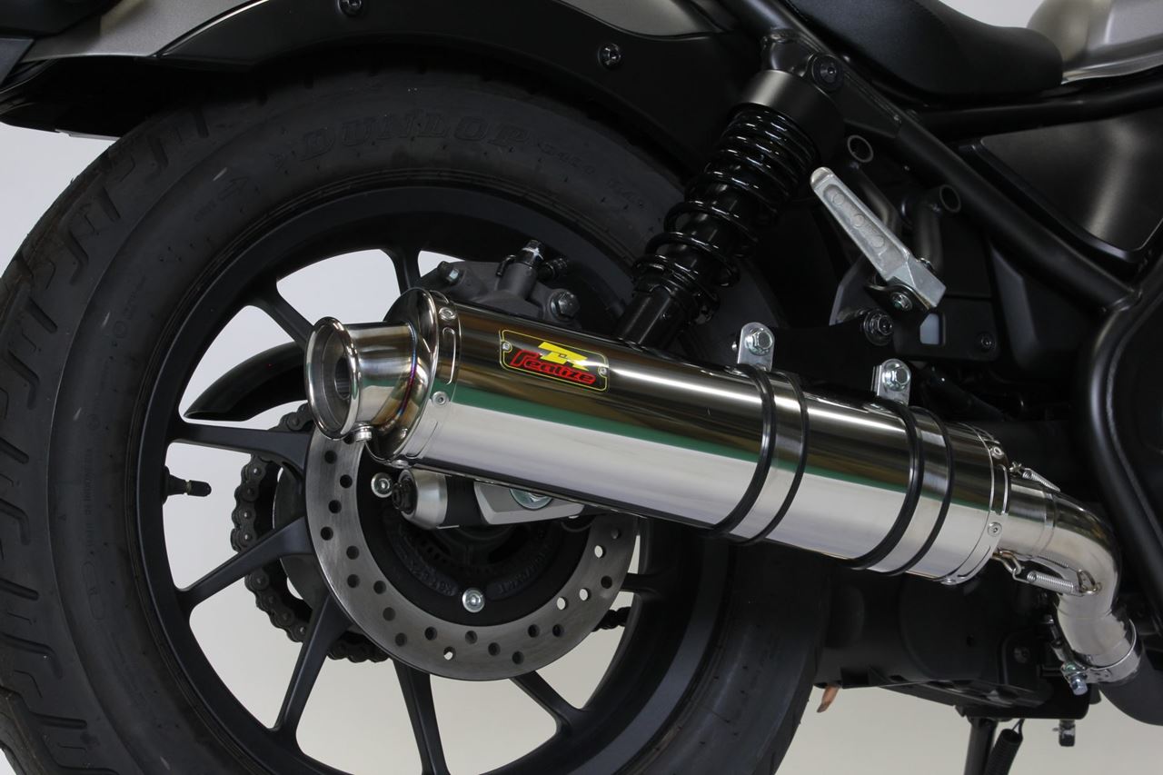 ARIA アリア ステンレス マフラー タイプC(カールエンド) レブル250 2BK-MC49