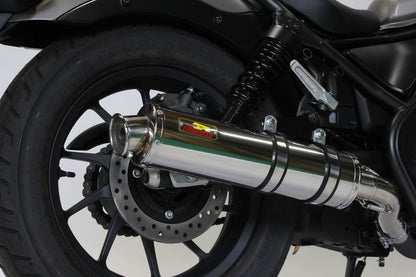 ARIA アリア ステンレス マフラー タイプC(カールエンド) レブル250 2BK-MC49