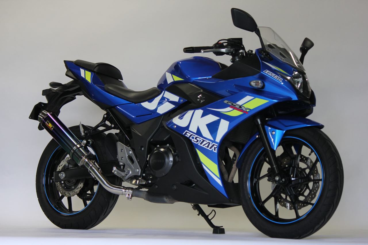 ARIA アリア チタン マフラー タイプS(スラッシュエンド) GSX250R 2BK-DN11A