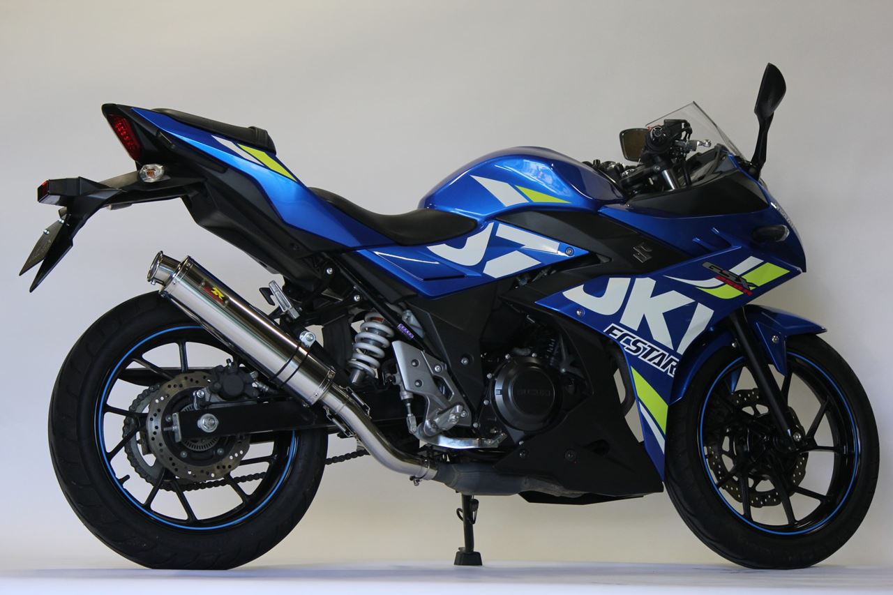 ARIA アリア ステンレス マフラー タイプC(カールエンド) GSX250R 2BK-DN11A