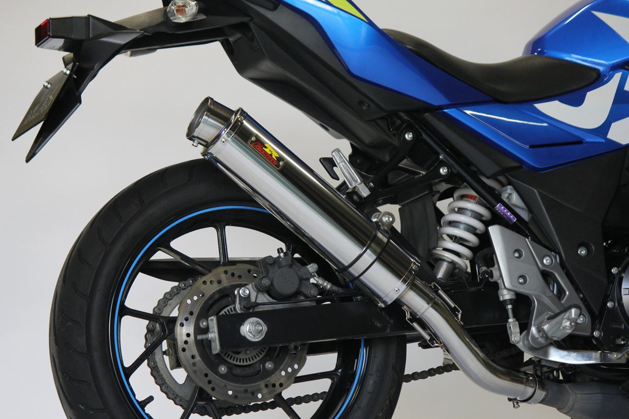 ARIA アリア ステンレス マフラー タイプC(カールエンド) GSX250R 2BK-DN11A