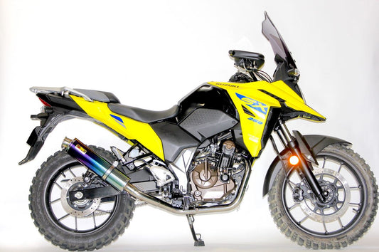 ARIA アリア チタン マフラー タイプC(カールエンド) Vストローム250SX 8BK-EL11L